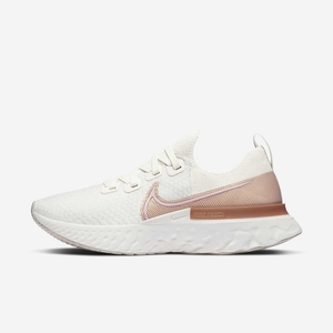 Chaussure De Running Nike React Infinity Run Flyknit Beige 5783-024 Sail/Metallic Copper/White/Light Arctic Pink Femme | XPV-73903692